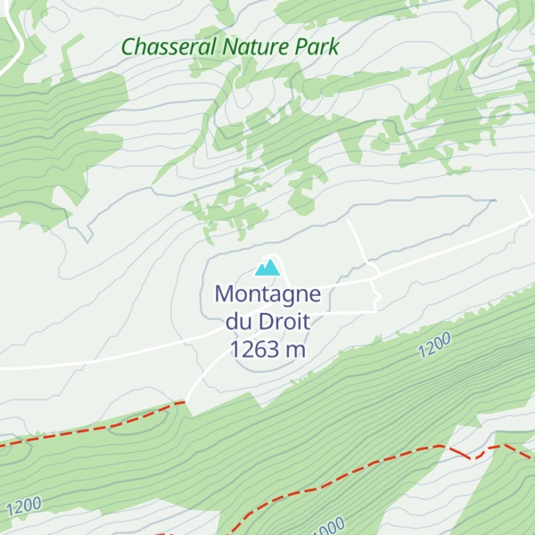 Map of Montagne du Droit