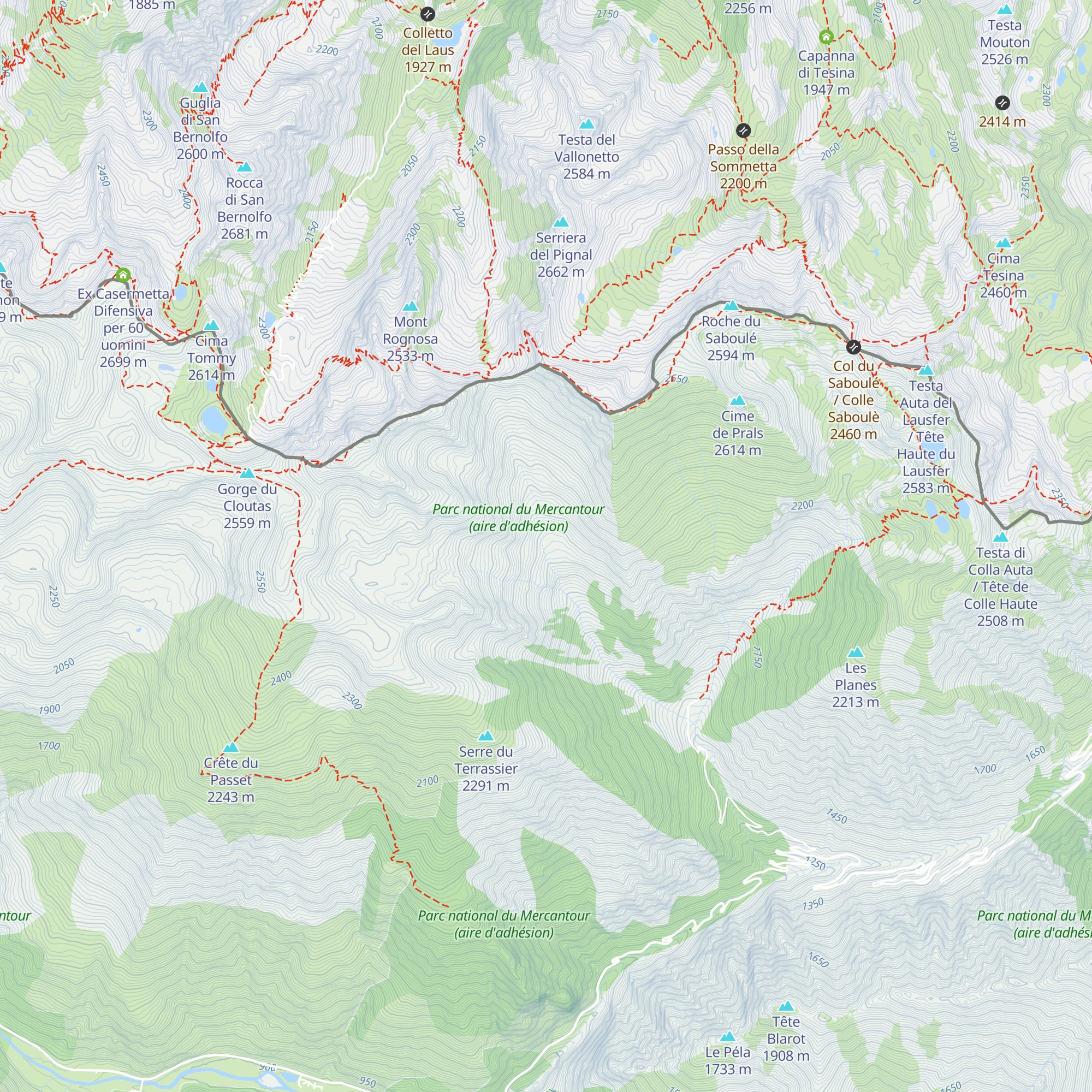 Cabanne Moutons map