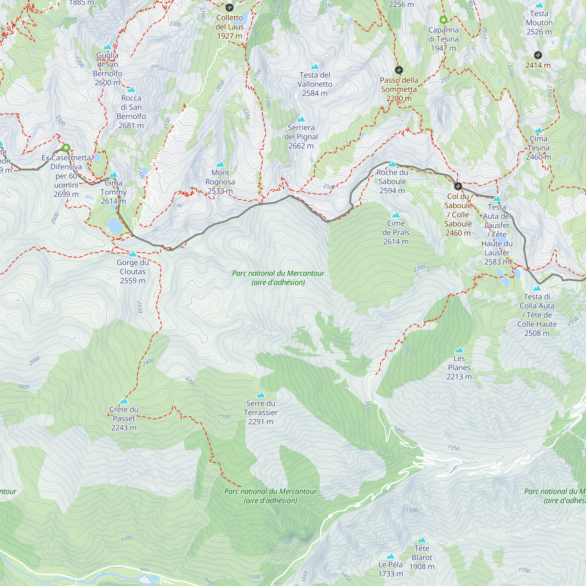 Cabanne Moutons map