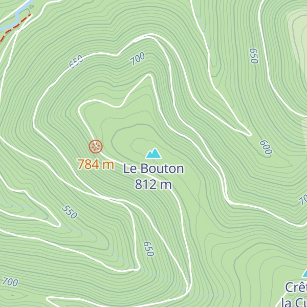 Map of Le Bouton