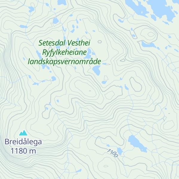 Map of Breidånuten