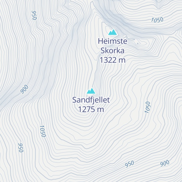 Map of Sandfjellet
