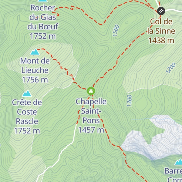 Map of Chapelle Saint-Pons