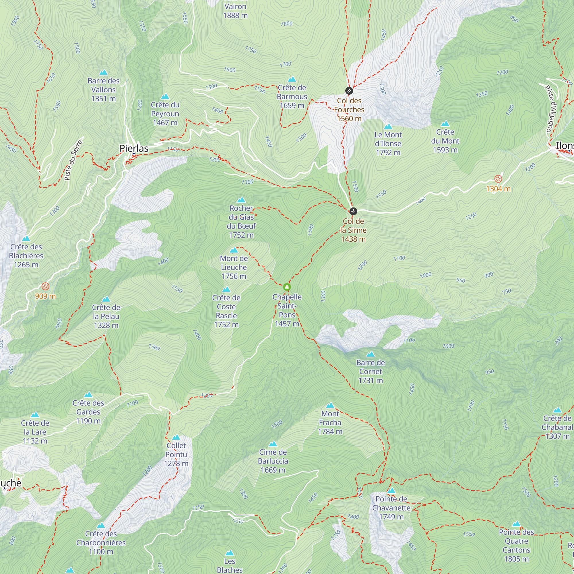 Chapelle Saint-Pons map