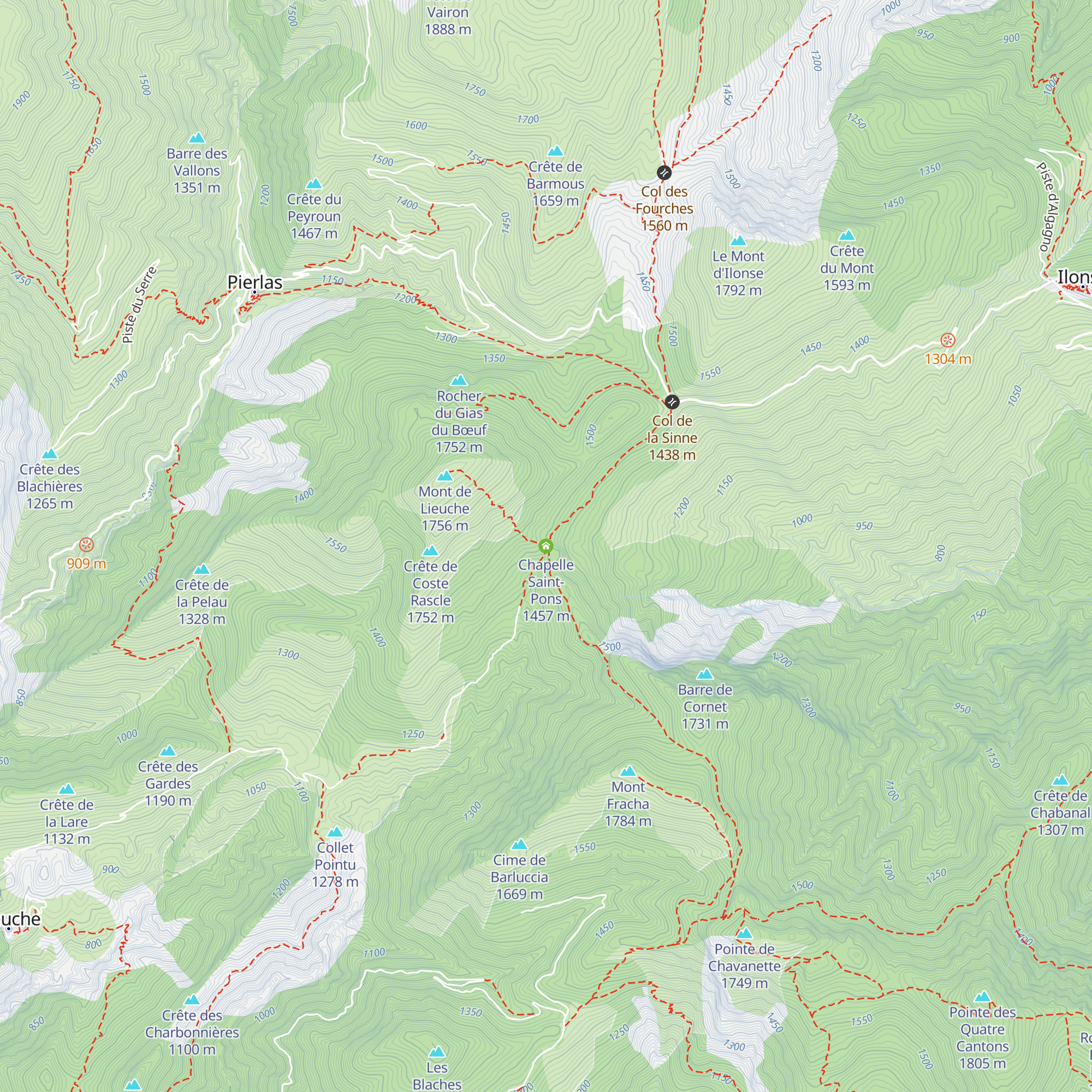 Chapelle Saint-Pons map