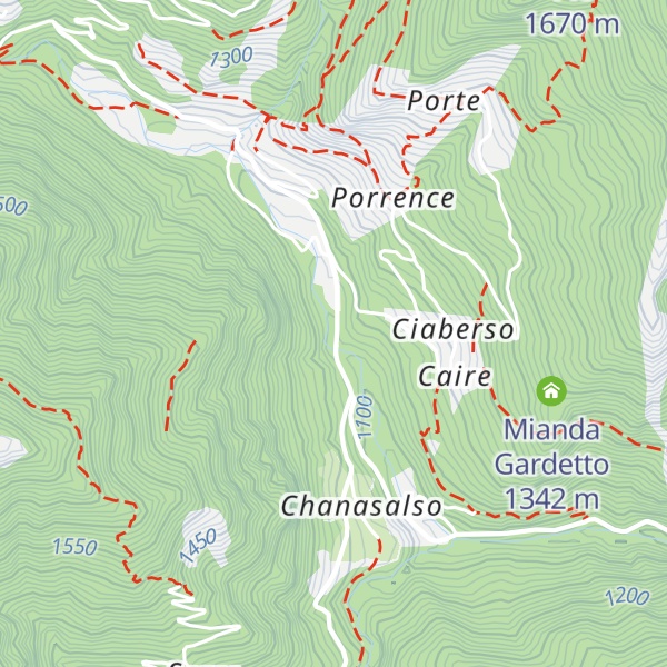 Map of ex centrale elettrica Massello