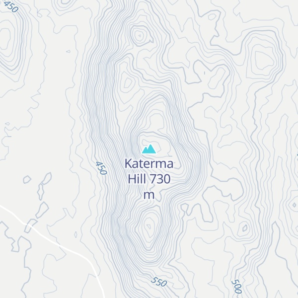 Map of Katerma Hill