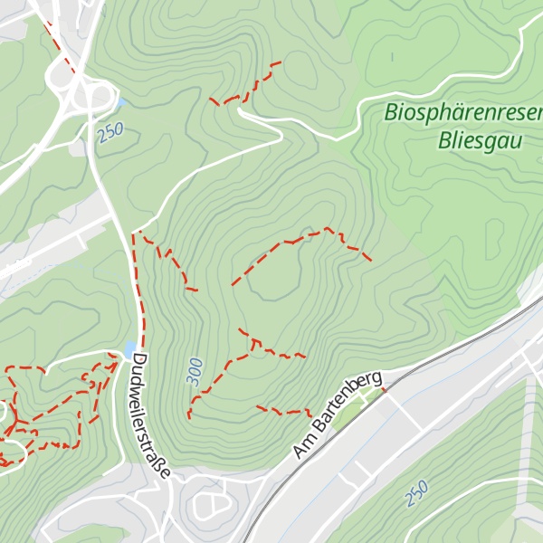 Map of Bartenberg