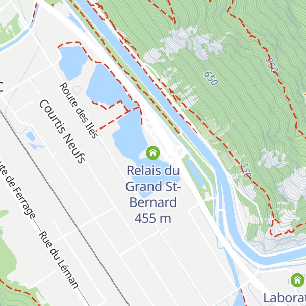 Map of Relais du Grand St-Bernard