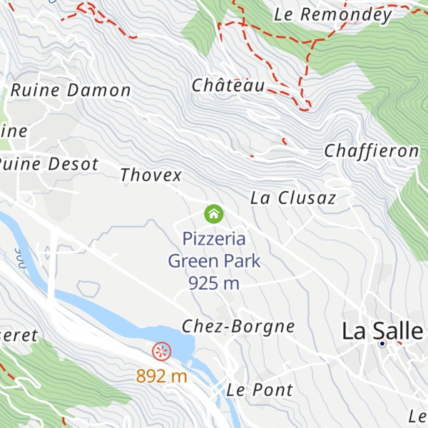 Map of Pizzeria Green Park
