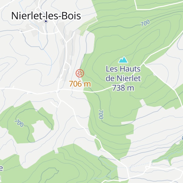 Map of Cabane de Nierlet