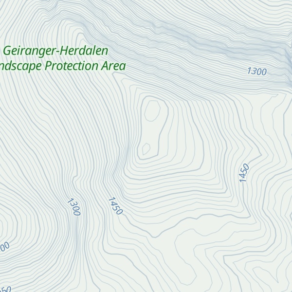 Map of Geitfjellet