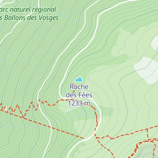 Map of Roche des Fées