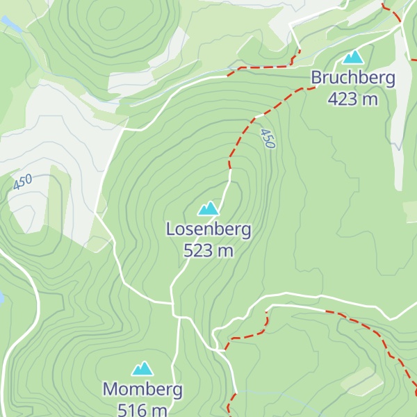 Map of Losenberg