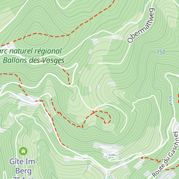 Map of Châlet Wiebelskirchen