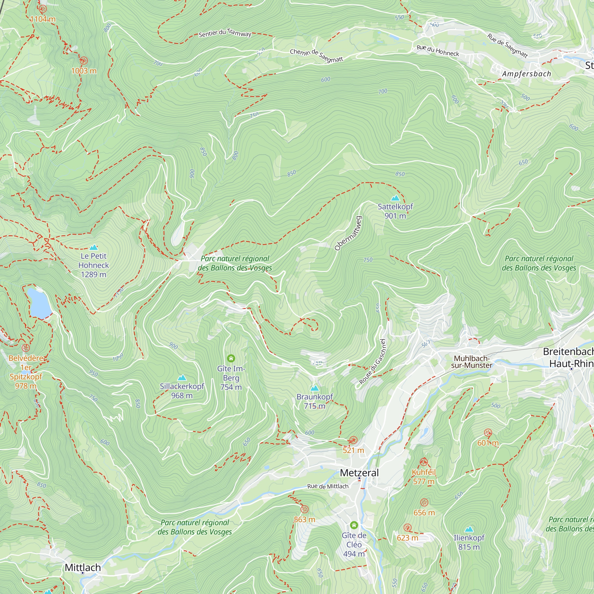 Châlet Wiebelskirchen map