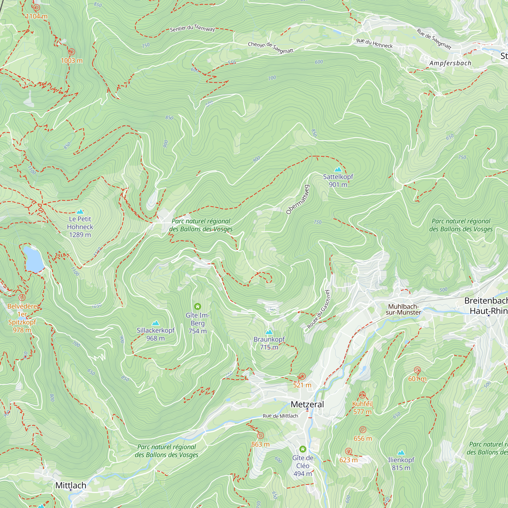 Châlet Wiebelskirchen map