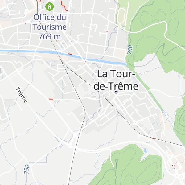 Map of Crêt du Moulin