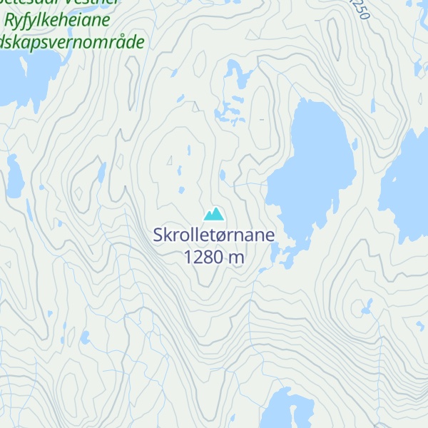 Map of Skrolletørnane