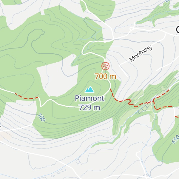 Map of Piamont