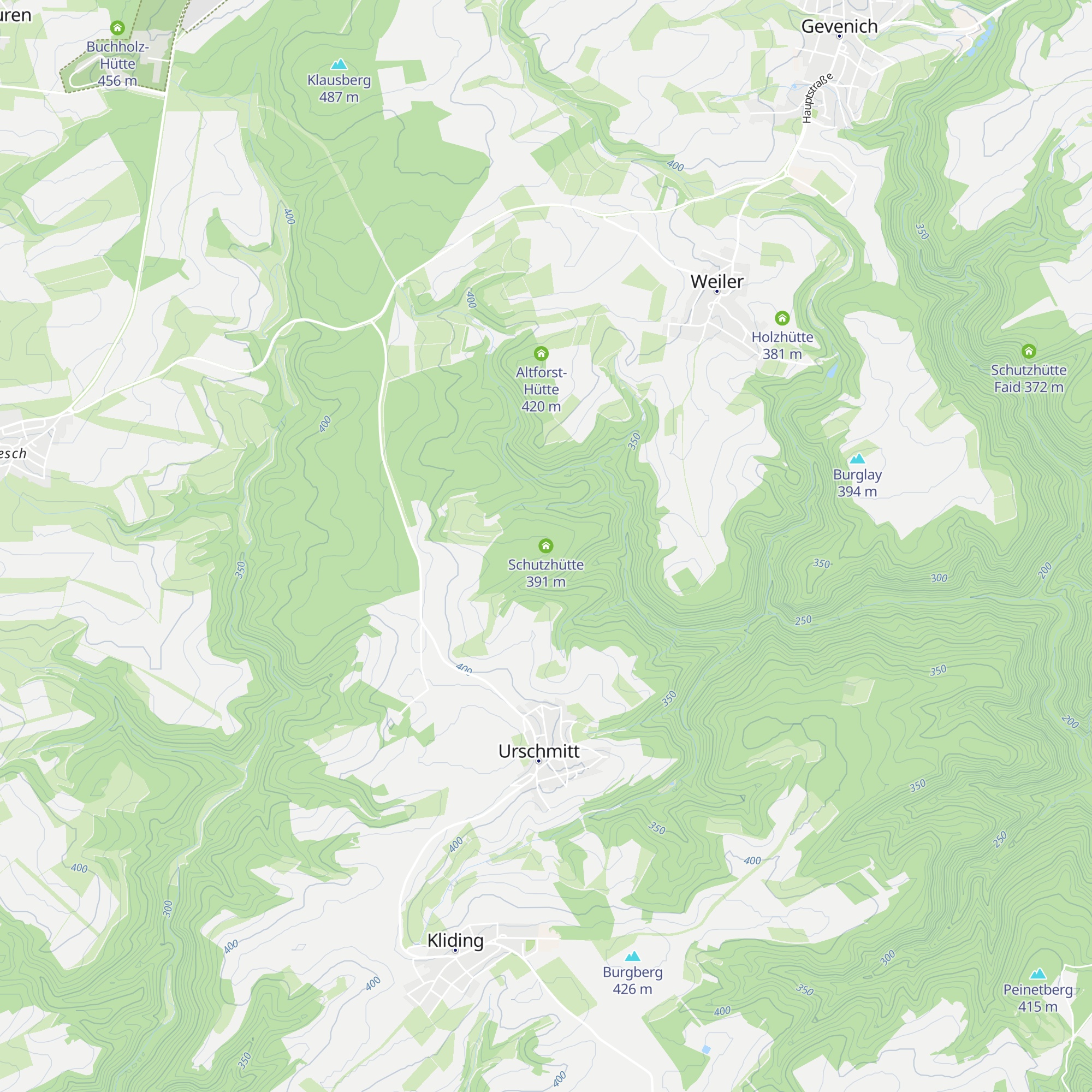 Schutzhütte map