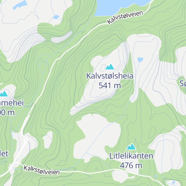 Map of Filefjellet