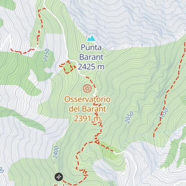 Map of Rifugio Barant