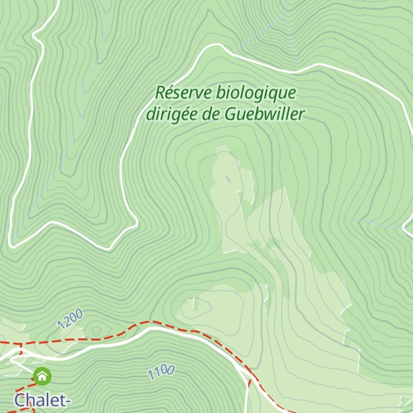 Map of Refuge Mordfeld Hundskopf