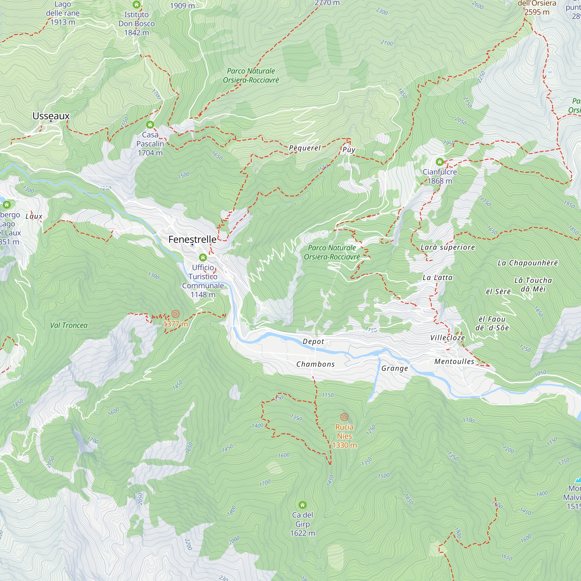Stazione ottica della Batteria dello Scoglio map