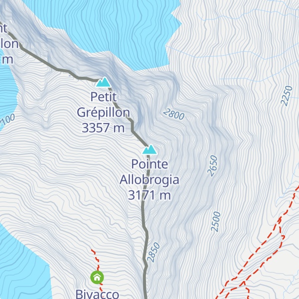 Map of Pointe Allobrogia