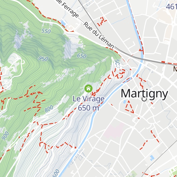 Map of Le Virage