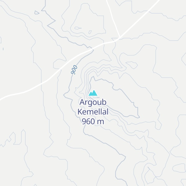 Map of Argoub Kemellal