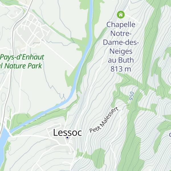 Map of Clos du Pertet