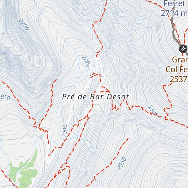 Map of Rifugio Elena