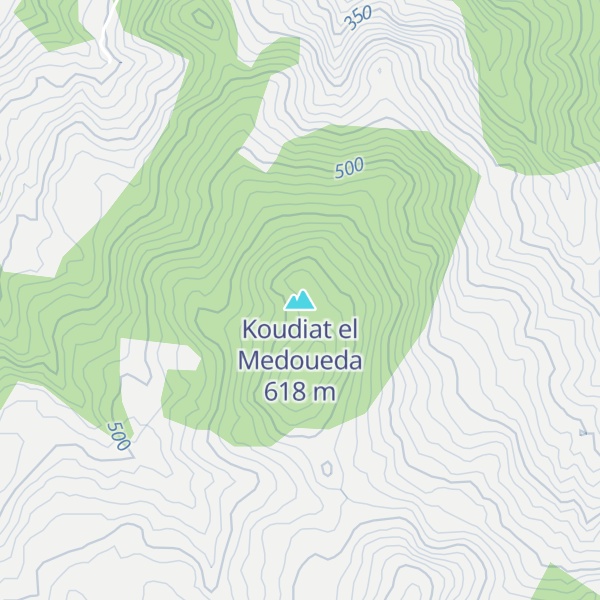 Map of Koudiat el Medoueda