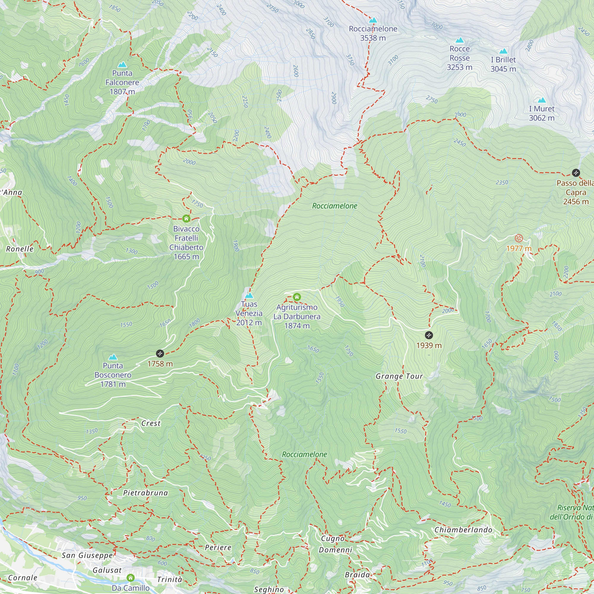 Agriturismo La Darbunera map