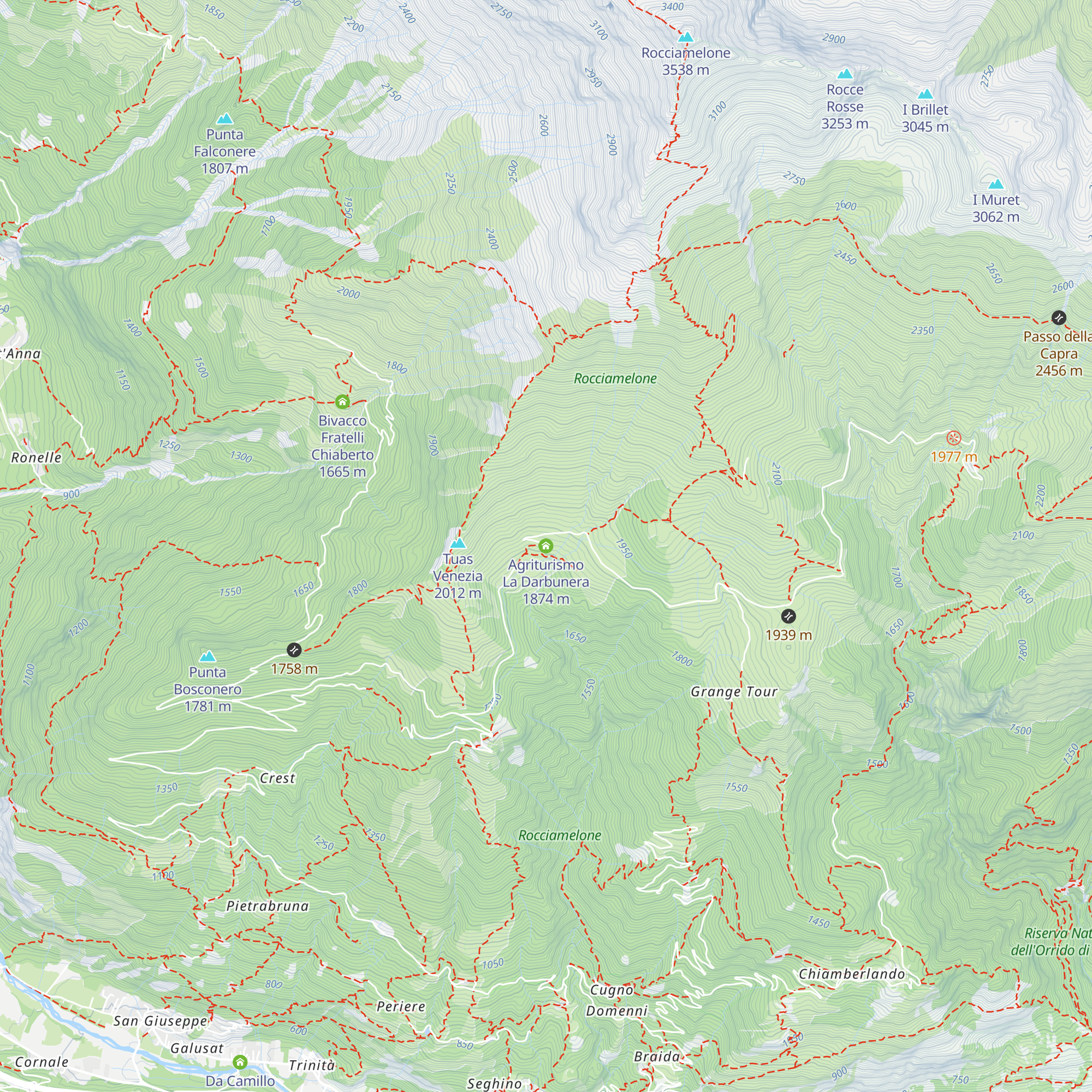 Agriturismo La Darbunera map