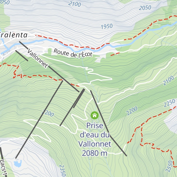Map of Le Criou