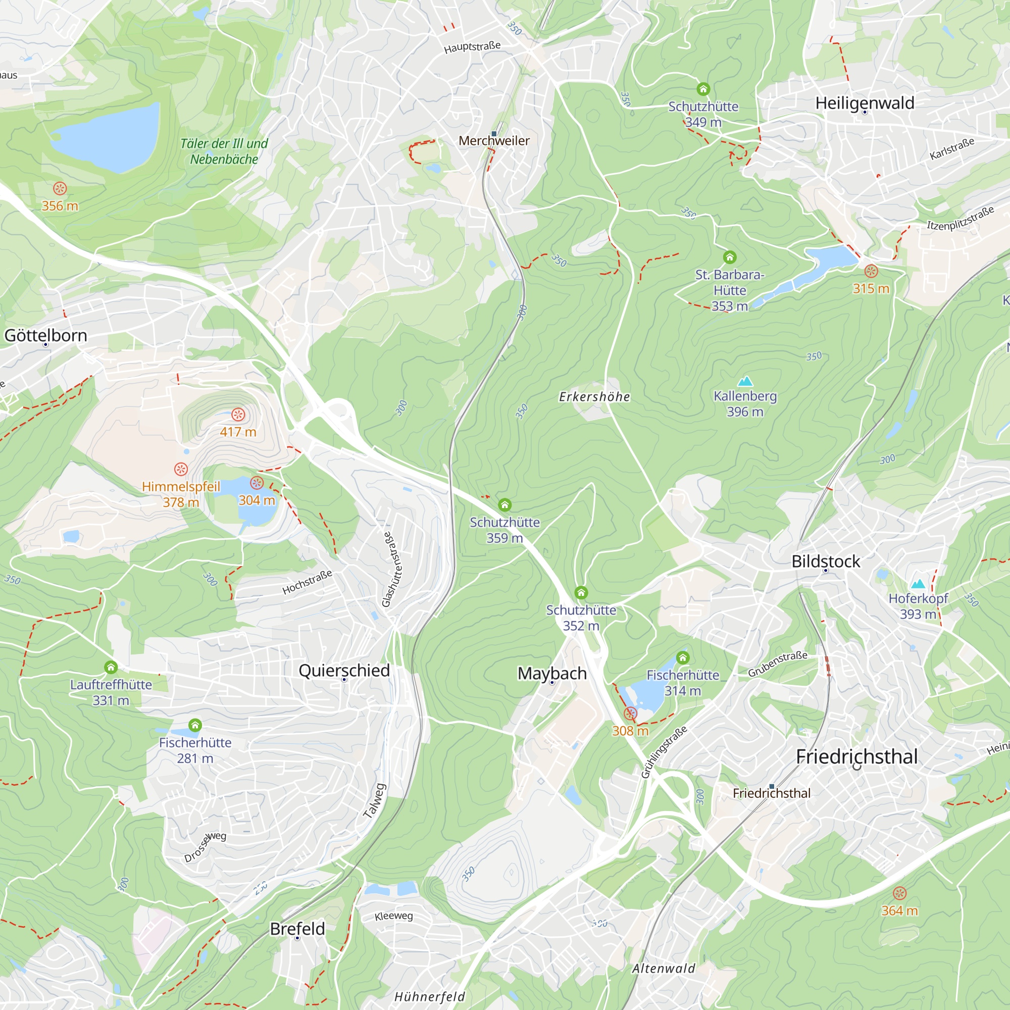 Schutzhütte map