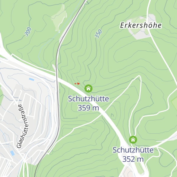 Map of Schutzhütte