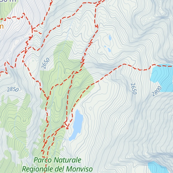 Map of ex rifugio Gagliardone