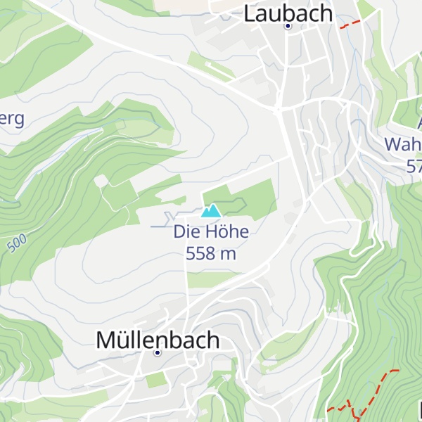 Map of Die Höhe