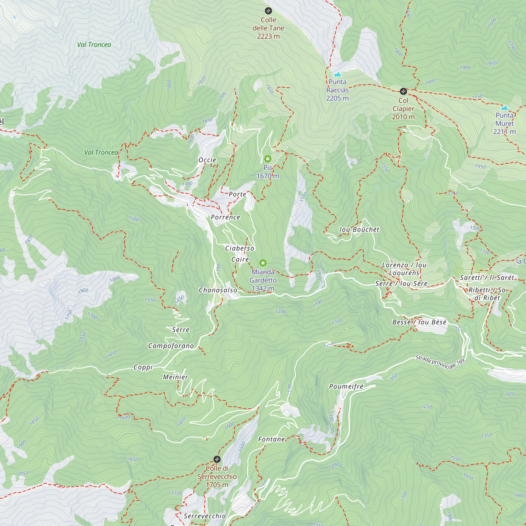 Mianda Gardetto map