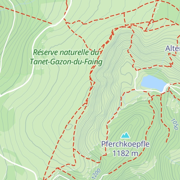 Map of Gazon de Faîte