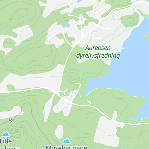 Map of Rødhaugen