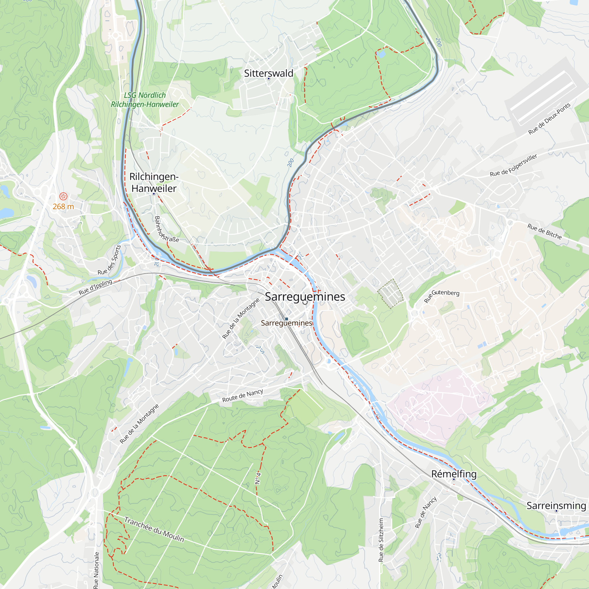 Office de Tourisme Sarreguemines Confluences map