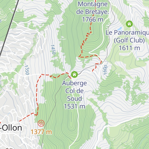Map of Auberge Col de Soud