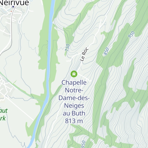 Map of Chapelle Notre-Dame-des-Neiges au Buth