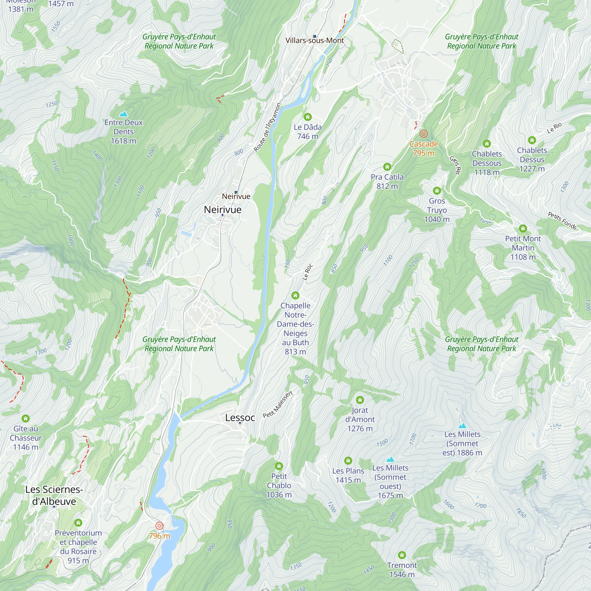 Chapelle Notre-Dame-des-Neiges au Buth map