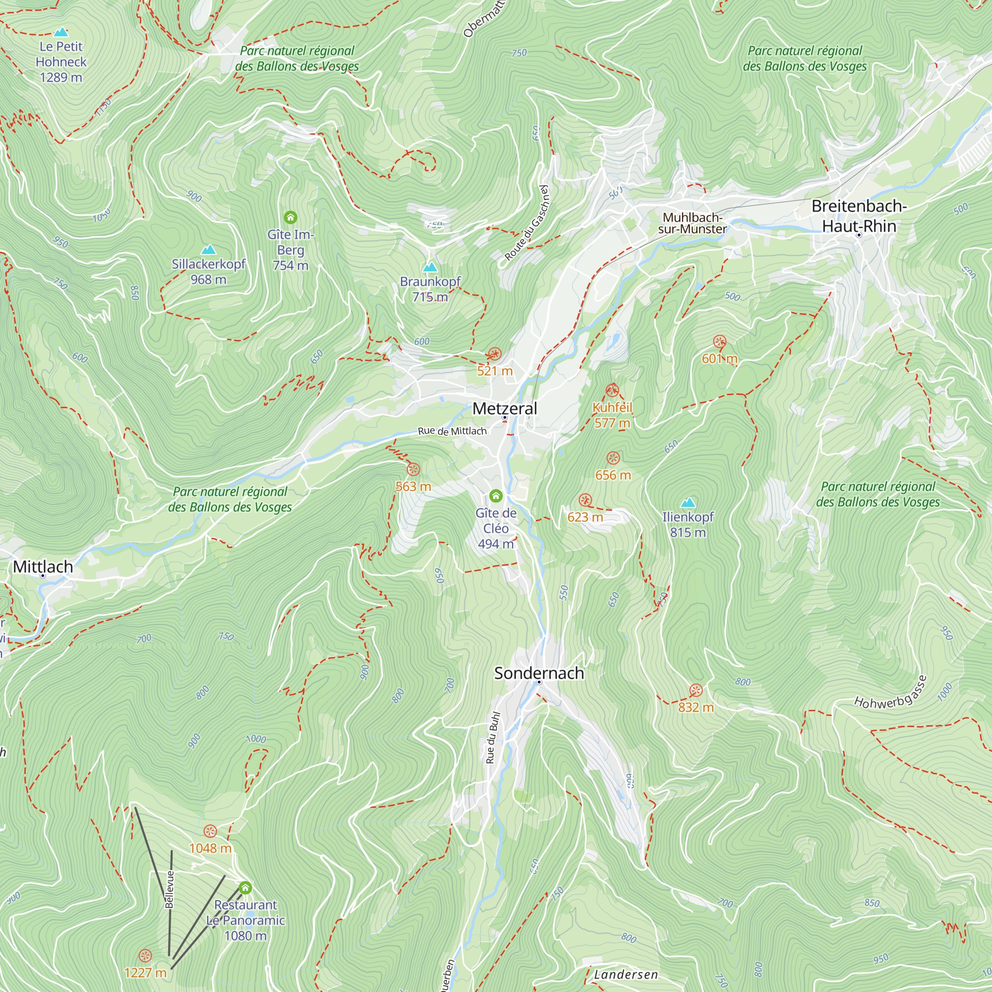 Gîte de Cléo map